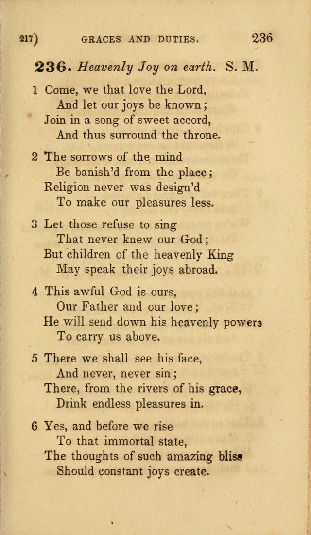 Hymns for Social Worship: selected from Watts, Doddridge, Newton, Cowper, Steele and others page 217