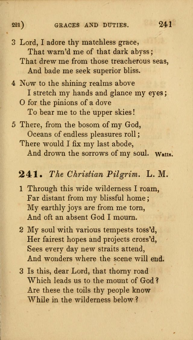 Hymns for Social Worship: selected from Watts, Doddridge, Newton, Cowper, Steele and others page 221