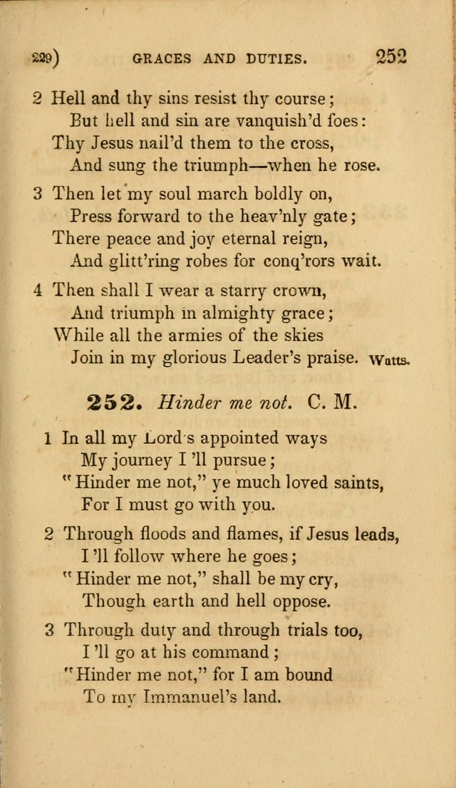 Hymns for Social Worship: selected from Watts, Doddridge, Newton, Cowper, Steele and others page 229