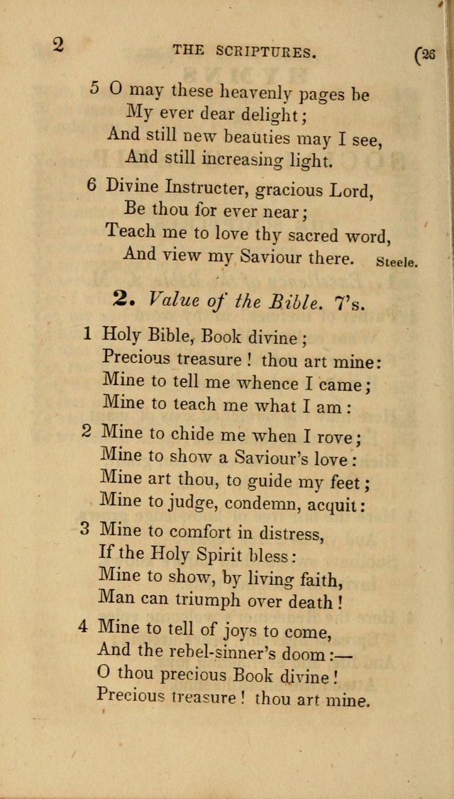 Hymns for Social Worship: selected from Watts, Doddridge, Newton, Cowper, Steele and others page 26