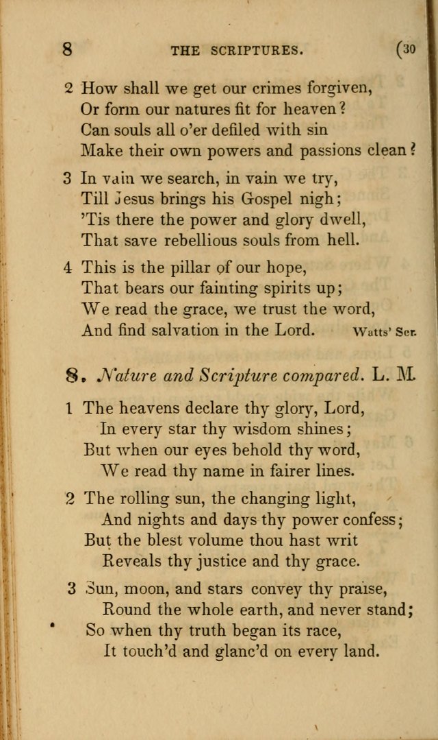 Hymns for Social Worship: selected from Watts, Doddridge, Newton, Cowper, Steele and others page 30