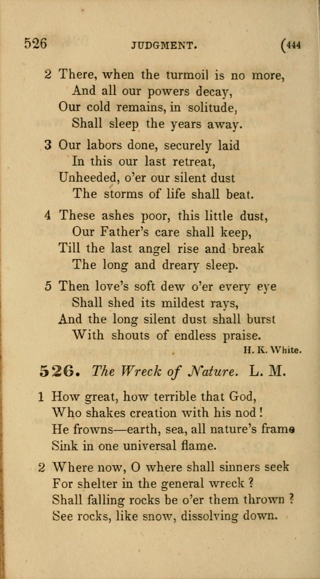 Hymns for Social Worship: selected from Watts, Doddridge, Newton, Cowper, Steele and others page 444