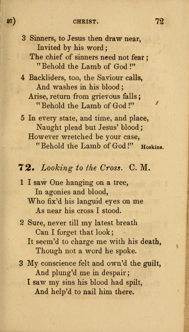 Hymns for Social Worship: selected from Watts, Doddridge, Newton, Cowper, Steele and others page 87