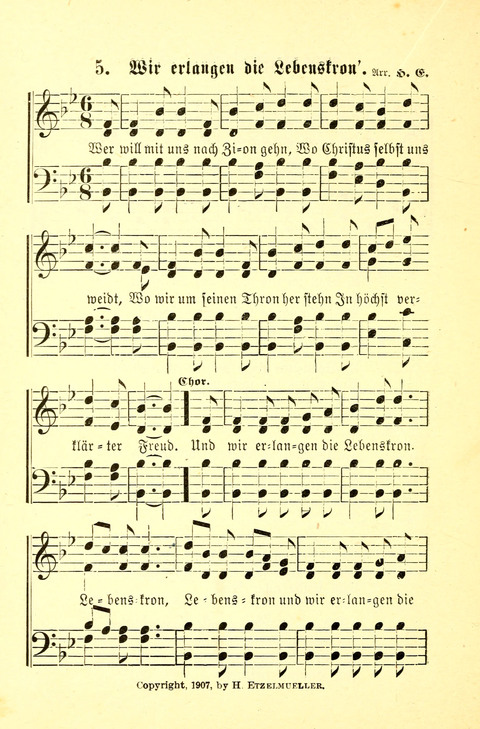 Heilstöne: eine Sammlung von alten und neuen Liedern mit Chorus, zum Gebrauch für Evangelisations-, Gebets- und Lagerversammlungen page 10