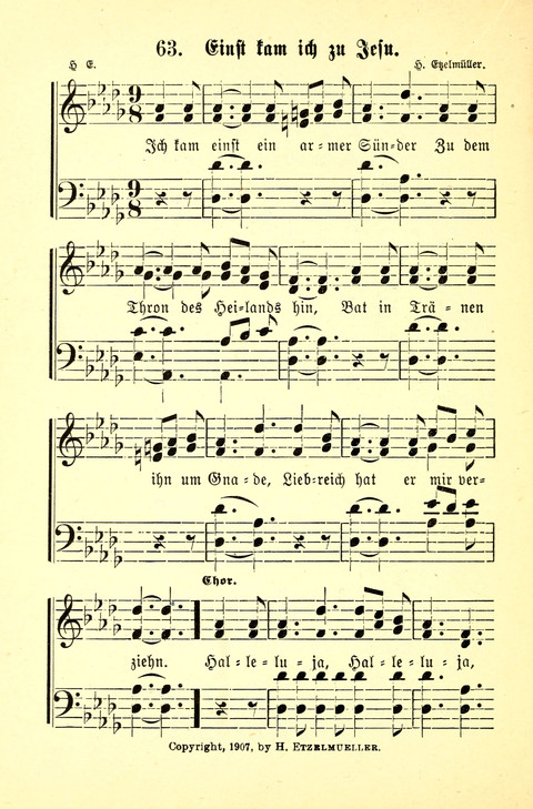 Heilstöne: eine Sammlung von alten und neuen Liedern mit Chorus, zum Gebrauch für Evangelisations-, Gebets- und Lagerversammlungen page 134