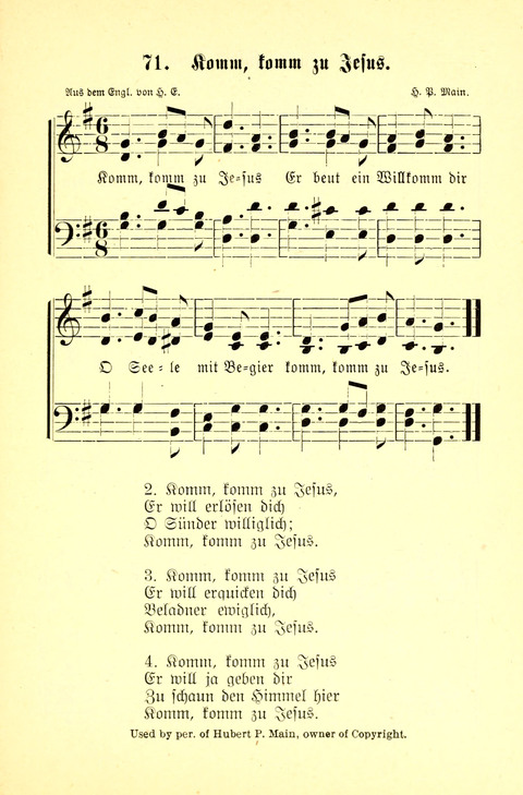 Heilstöne: eine Sammlung von alten und neuen Liedern mit Chorus, zum Gebrauch für Evangelisations-, Gebets- und Lagerversammlungen page 151