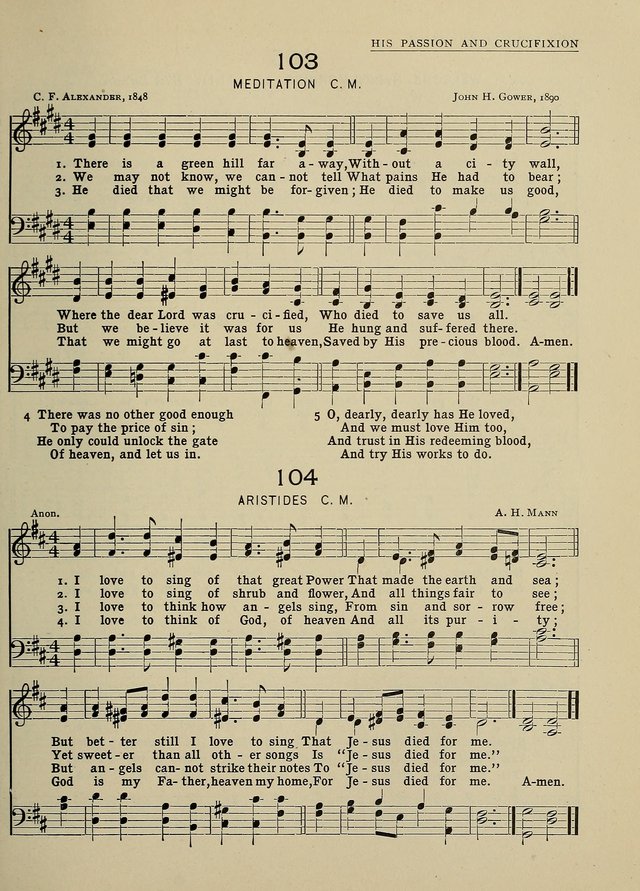 Hymns and Tunes for Schools page 103