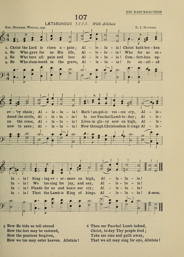 Hymns and Tunes for Schools page 107