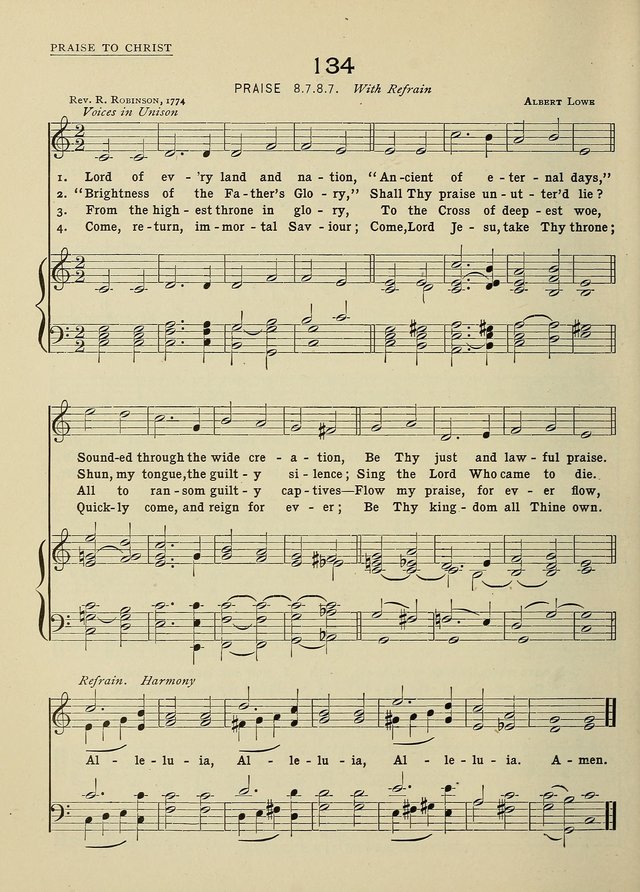 Hymns and Tunes for Schools page 134