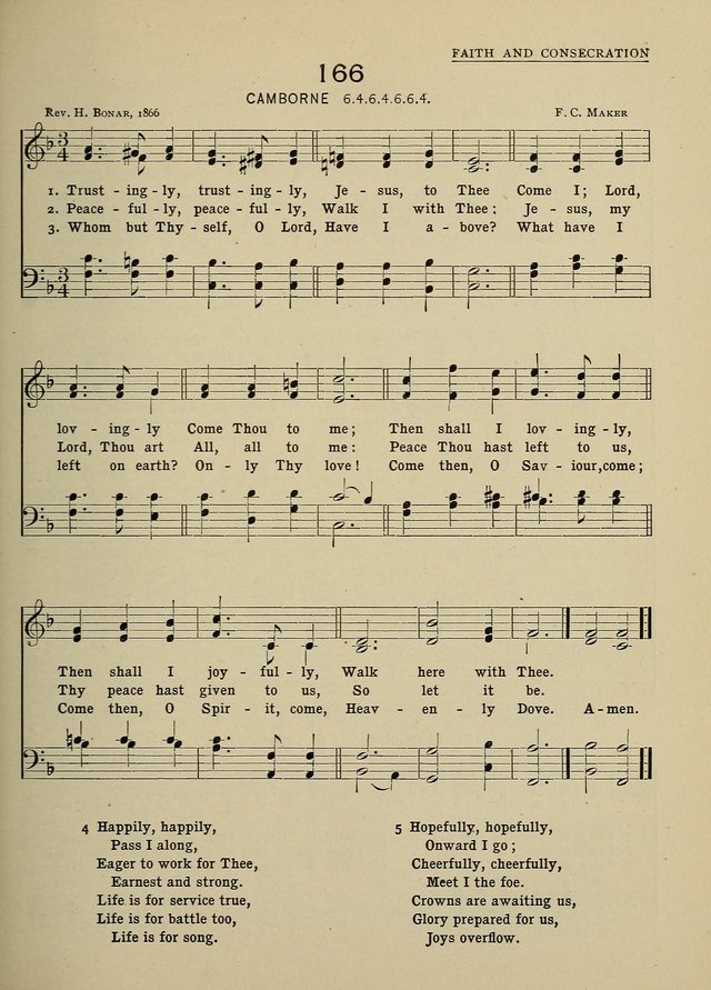 Hymns and Tunes for Schools page 165