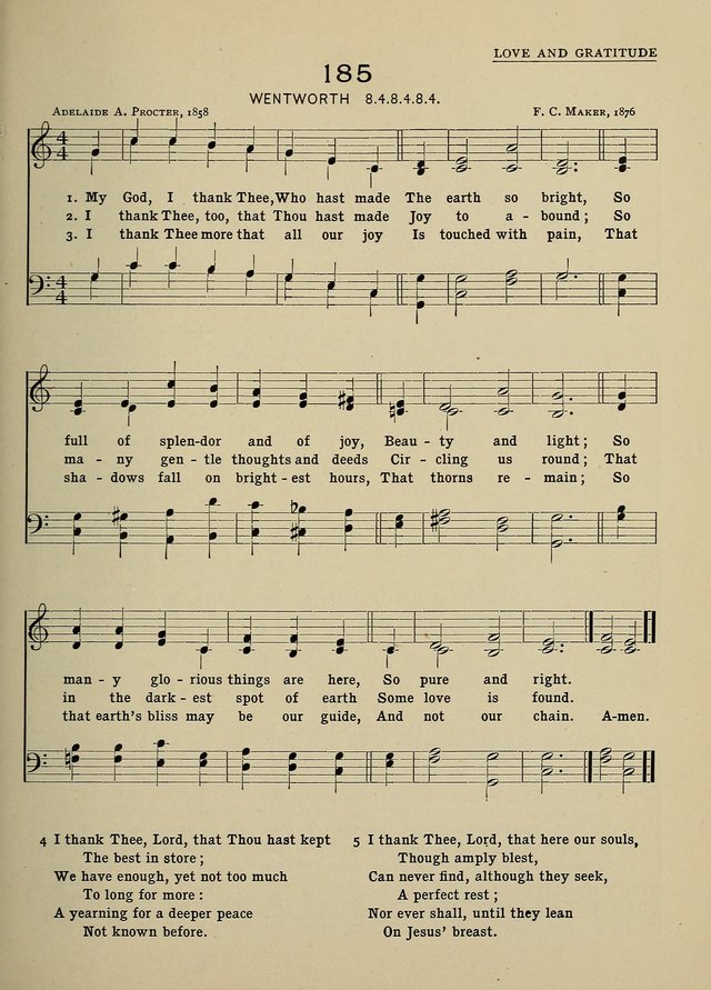 Hymns and Tunes for Schools page 181