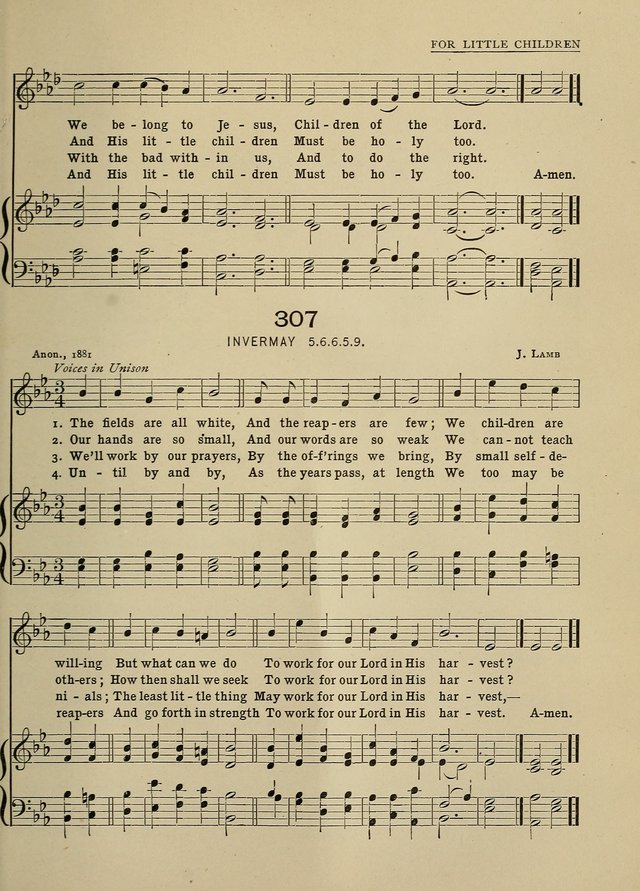 Hymns and Tunes for Schools page 299