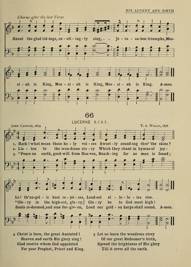 Hymns and Tunes for Schools page 61