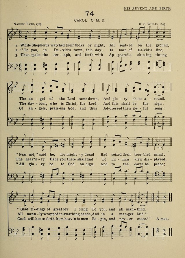 Hymns and Tunes for Schools page 71