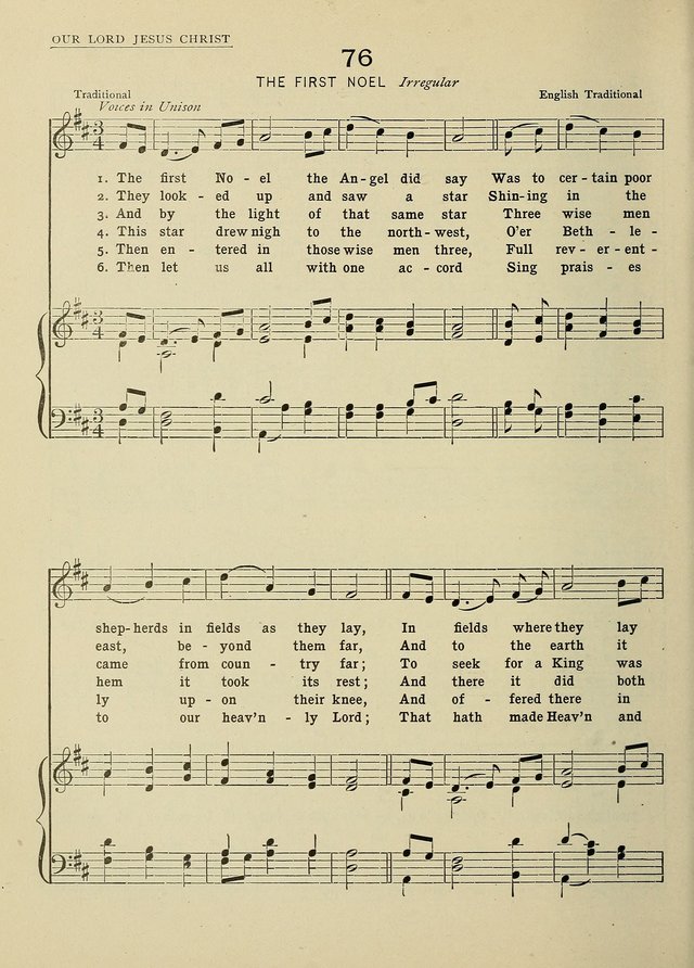 Hymns and Tunes for Schools page 76