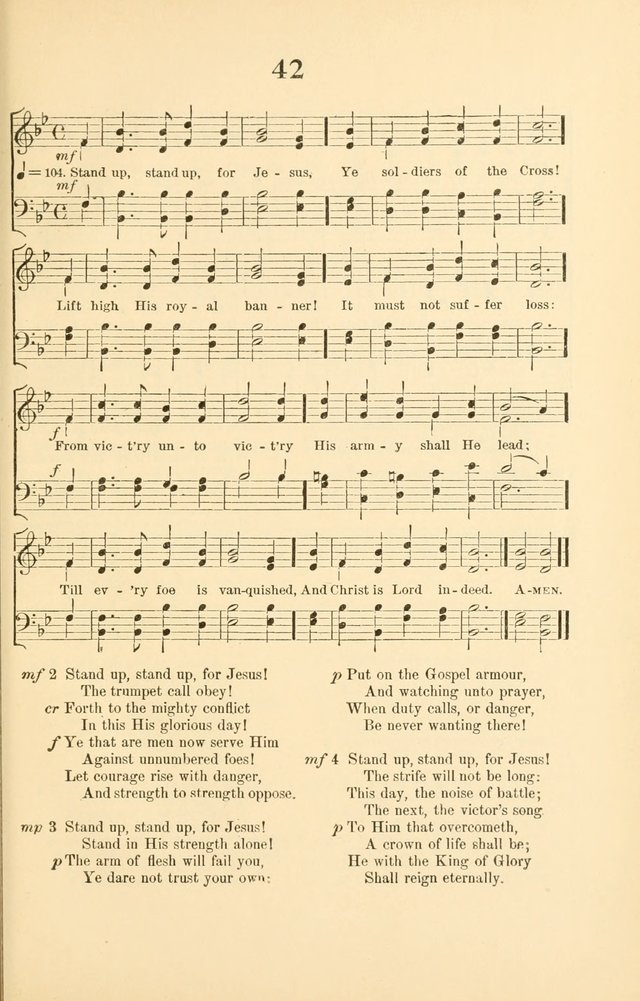 Hymns with Tunes to accompany Hymns and Prayers for the use of the Army and Navy page 44