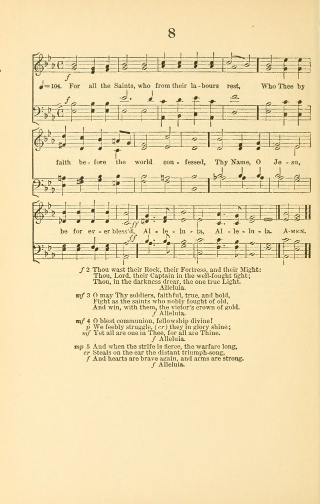 Hymns with Tunes to accompany Hymns and Prayers for the use of the Army and Navy page 9