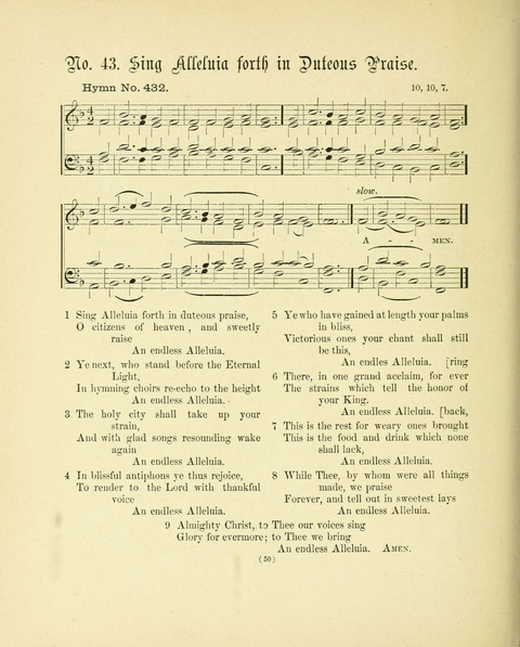 Hymn Tunes: being further contributions to the hymnody of the church page 50