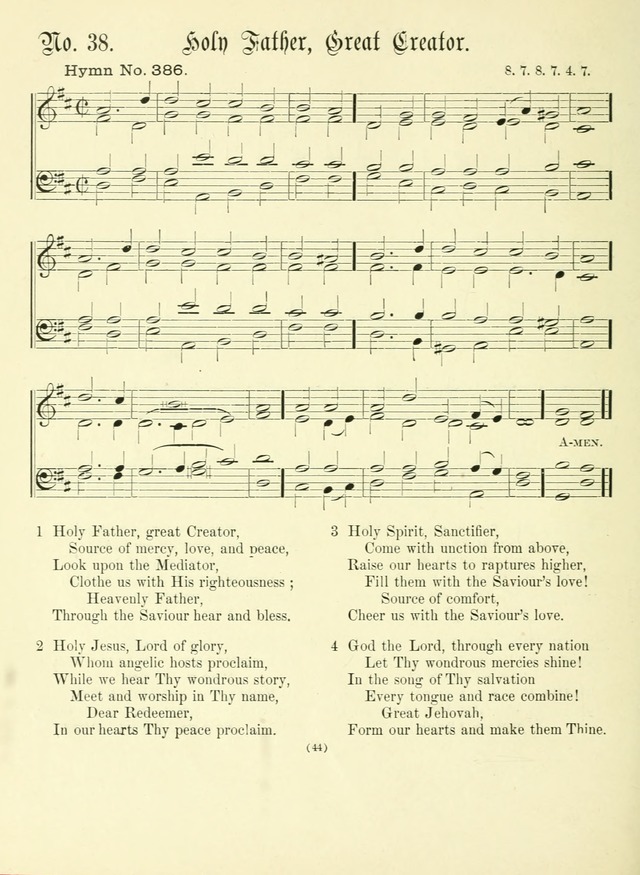 Hymn Tunes: being further contributions to the hymnody of the church page 44