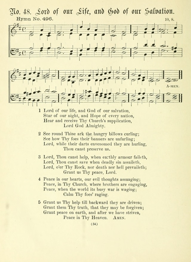 Hymn Tunes: being further contributions to the hymnody of the church page 54