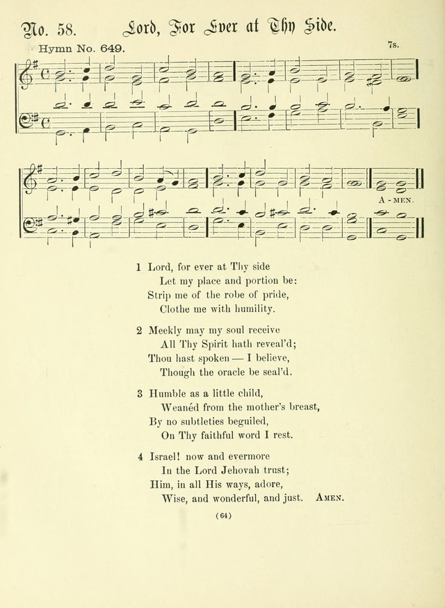 Hymn Tunes: being further contributions to the hymnody of the church page 64