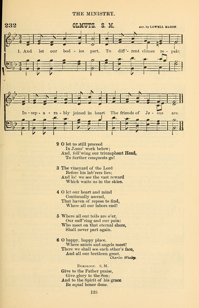 Hymn and Tune Book of the Methodist Episcopal Church, South (Round Note Ed.) page 125