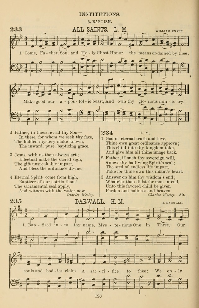 Hymn and Tune Book of the Methodist Episcopal Church, South (Round Note Ed.) page 126