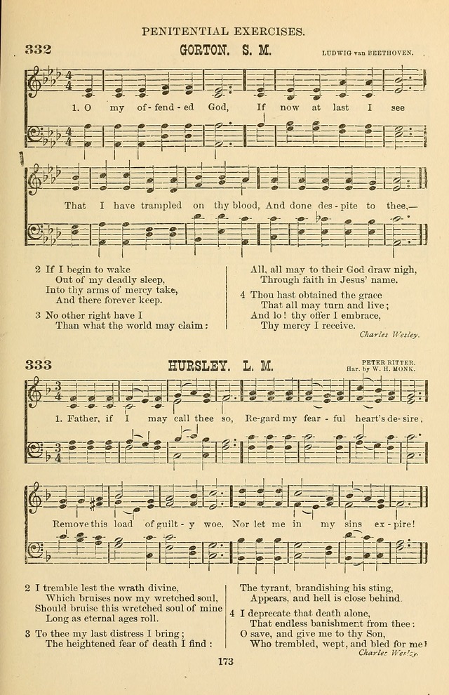 Hymn and Tune Book of the Methodist Episcopal Church, South (Round Note Ed.) page 173