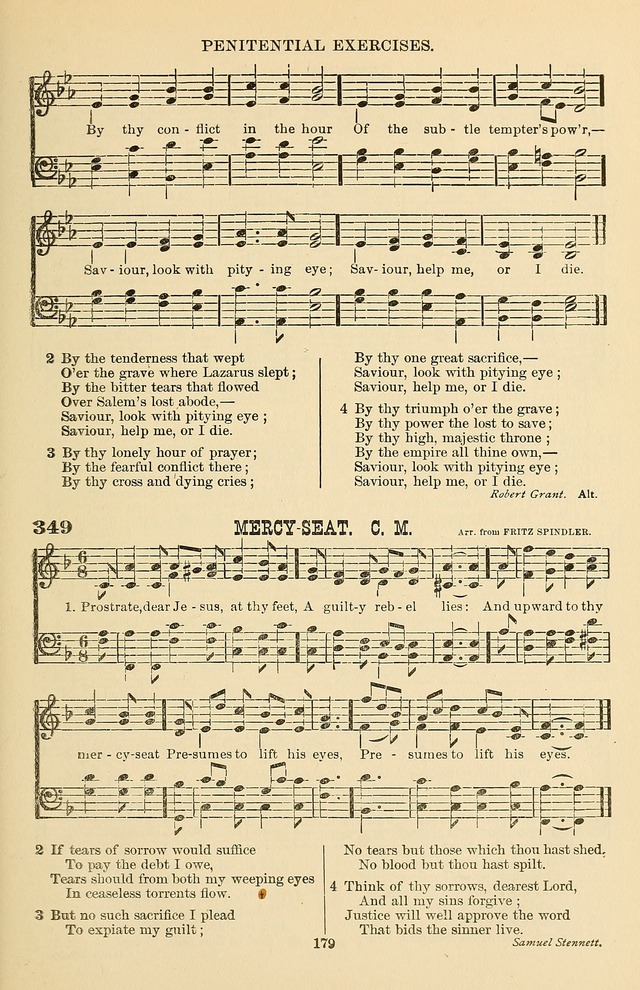 Hymn and Tune Book of the Methodist Episcopal Church, South (Round Note Ed.) page 179