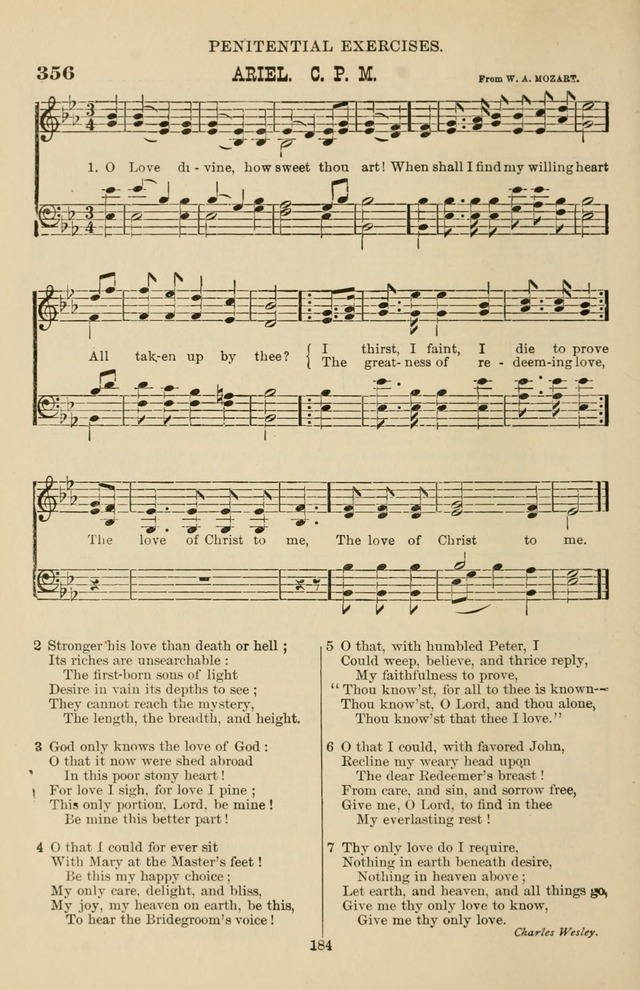 Hymn and Tune Book of the Methodist Episcopal Church, South (Round Note Ed.) page 184