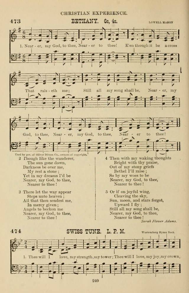 Hymn and Tune Book of the Methodist Episcopal Church, South (Round Note Ed.) page 240