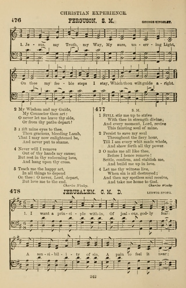 Hymn and Tune Book of the Methodist Episcopal Church, South (Round Note Ed.) page 242