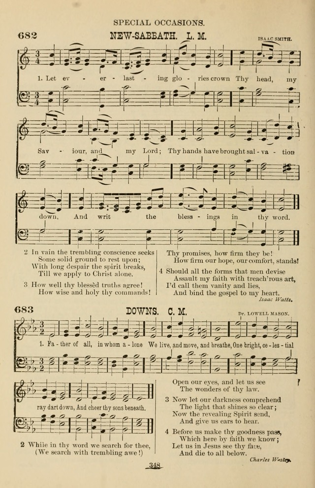 Hymn and Tune Book of the Methodist Episcopal Church, South (Round Note Ed.) page 348