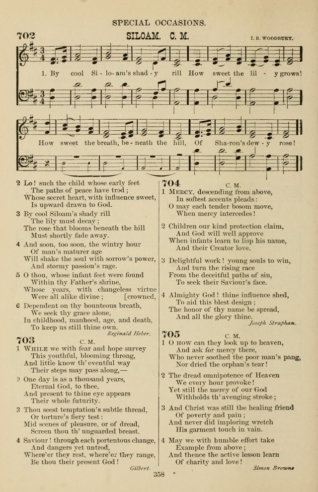 Hymn and Tune Book of the Methodist Episcopal Church, South (Round Note Ed.) page 358