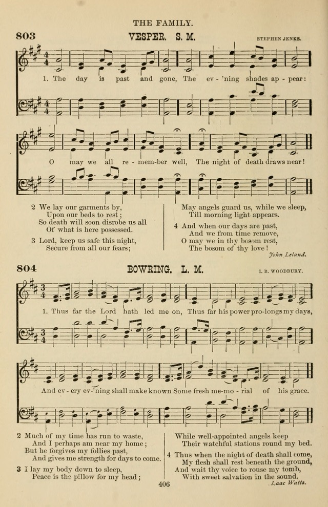 Hymn and Tune Book of the Methodist Episcopal Church, South (Round Note Ed.) page 406