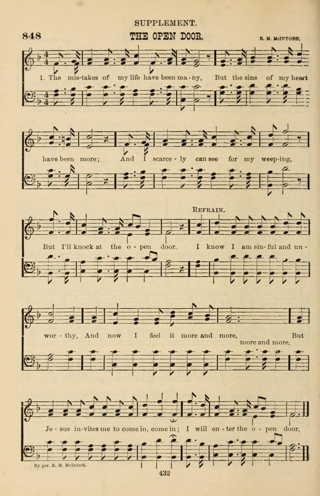 Hymn and Tune Book of the Methodist Episcopal Church, South (Round Note Ed.) page 432