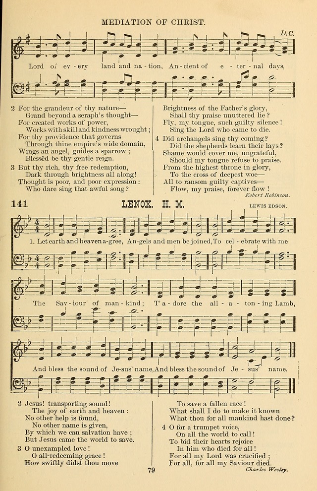 Hymn and Tune Book of the Methodist Episcopal Church, South (Round Note Ed.) page 79