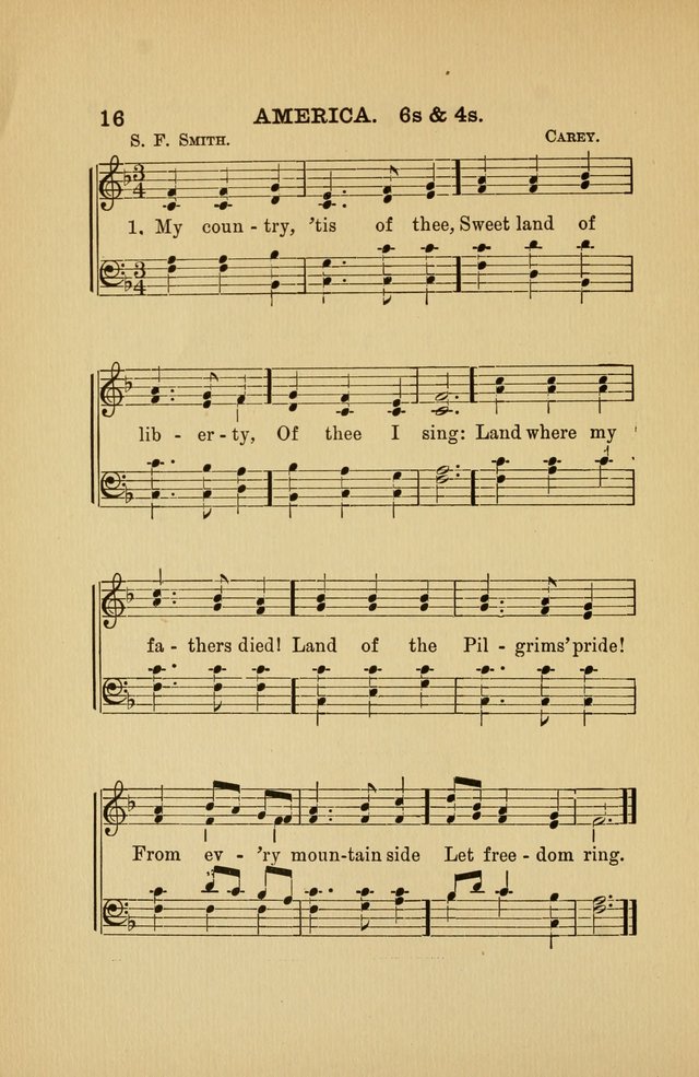Hymn and Tune Book: for Schools and Colleges page 16