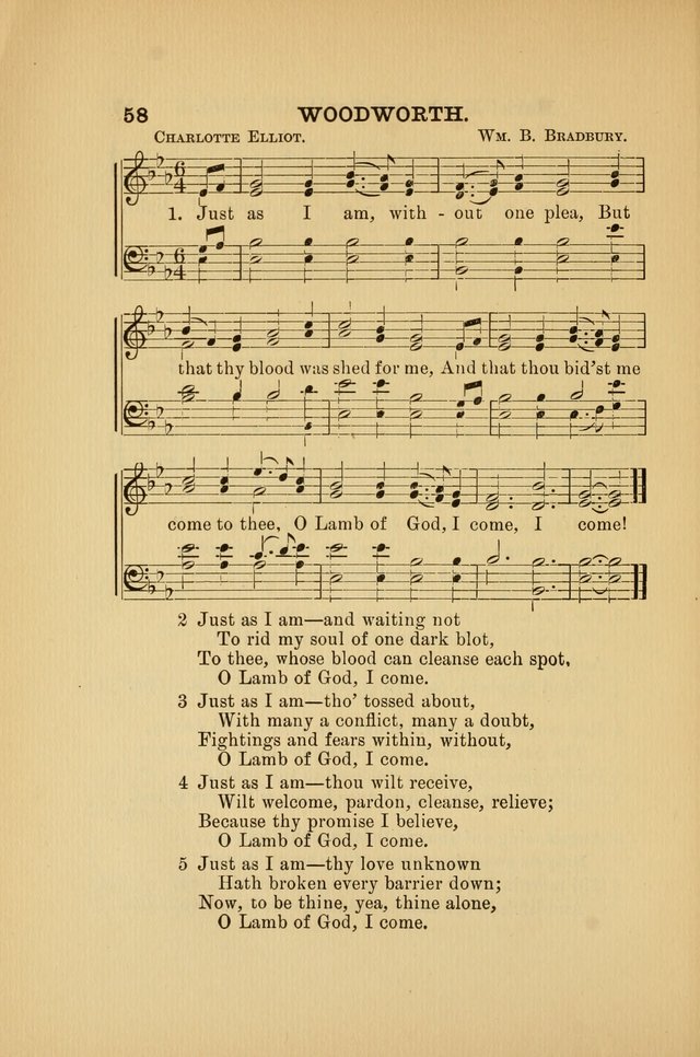 Hymn and Tune Book: for Schools and Colleges page 58
