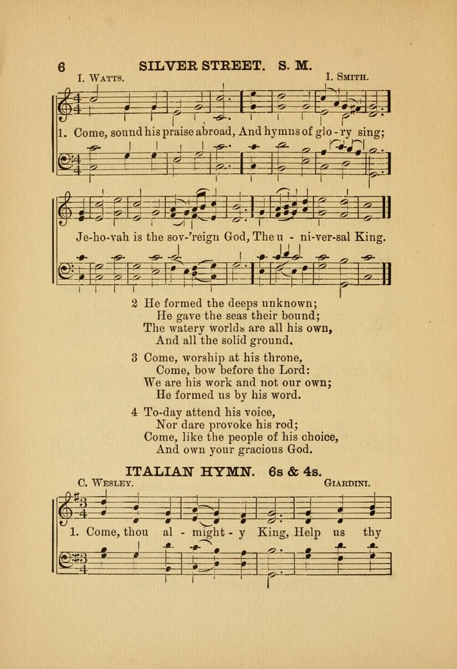 Hymn and Tune Book: for Schools and Colleges page 6
