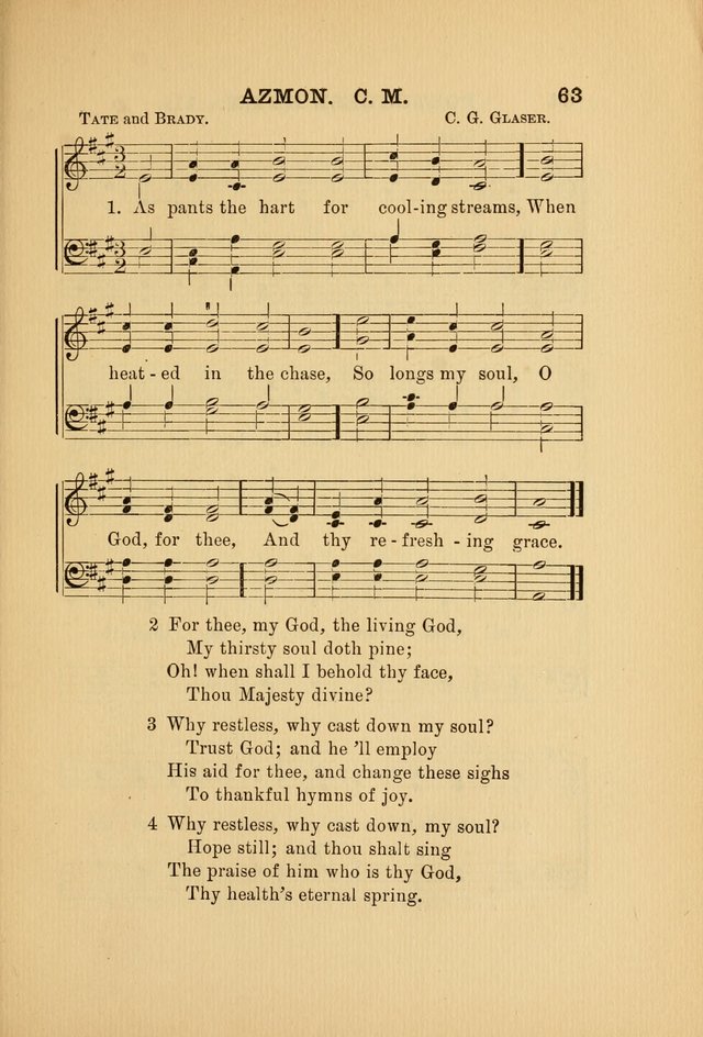 Hymn and Tune Book: for Schools and Colleges page 63