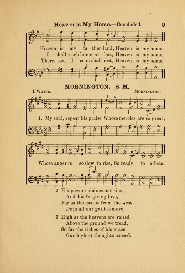 Hymn and Tune Book: for Schools and Colleges page 9