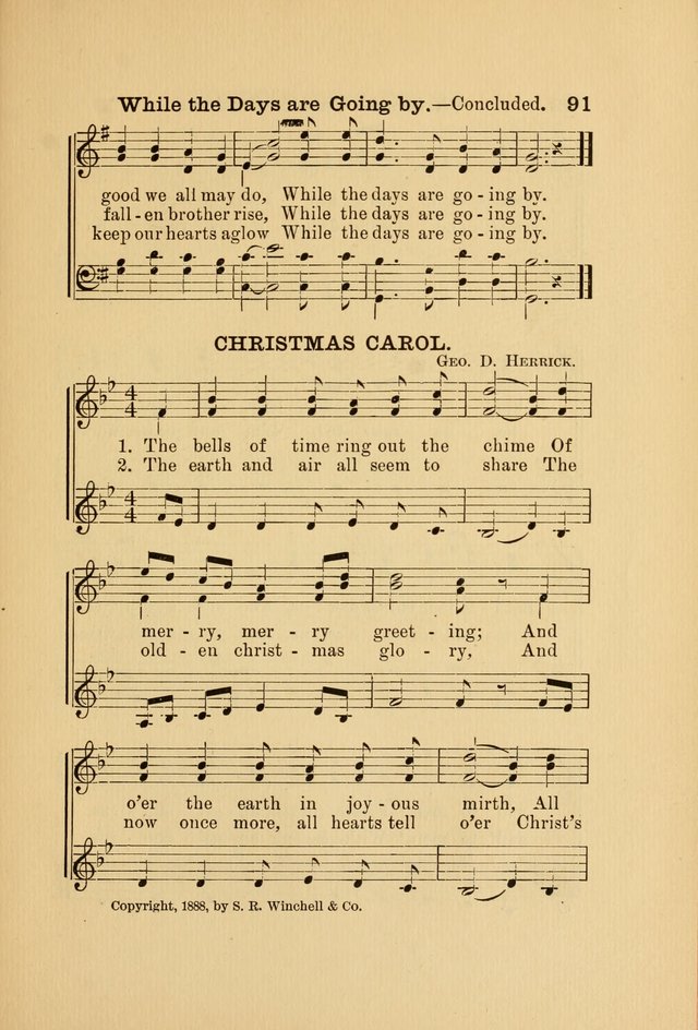 Hymn and Tune Book: for Schools and Colleges page 91