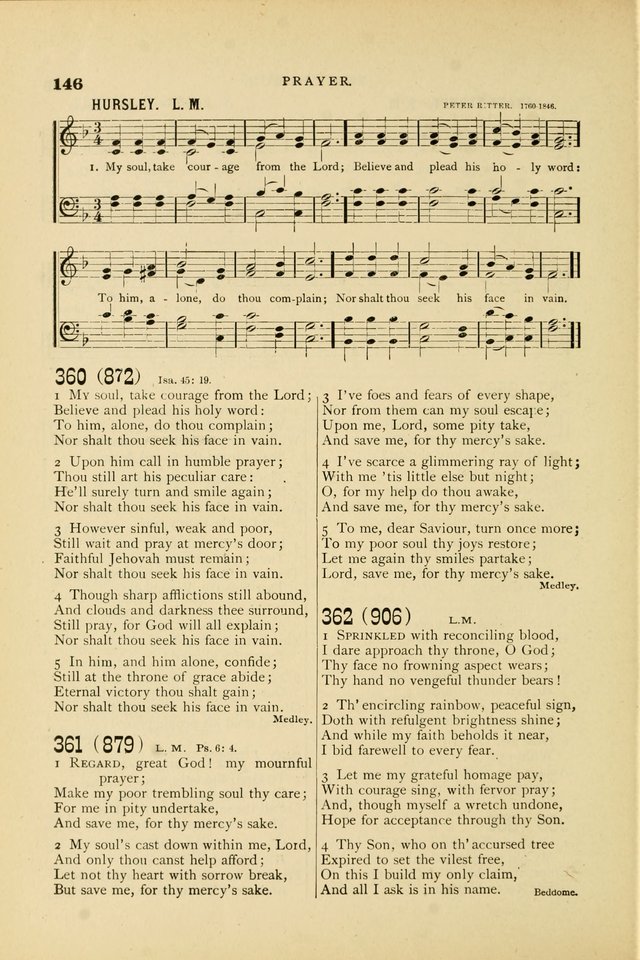 Hymn and Tune Book for Use in Old School or Primitive Baptist Churches page 146