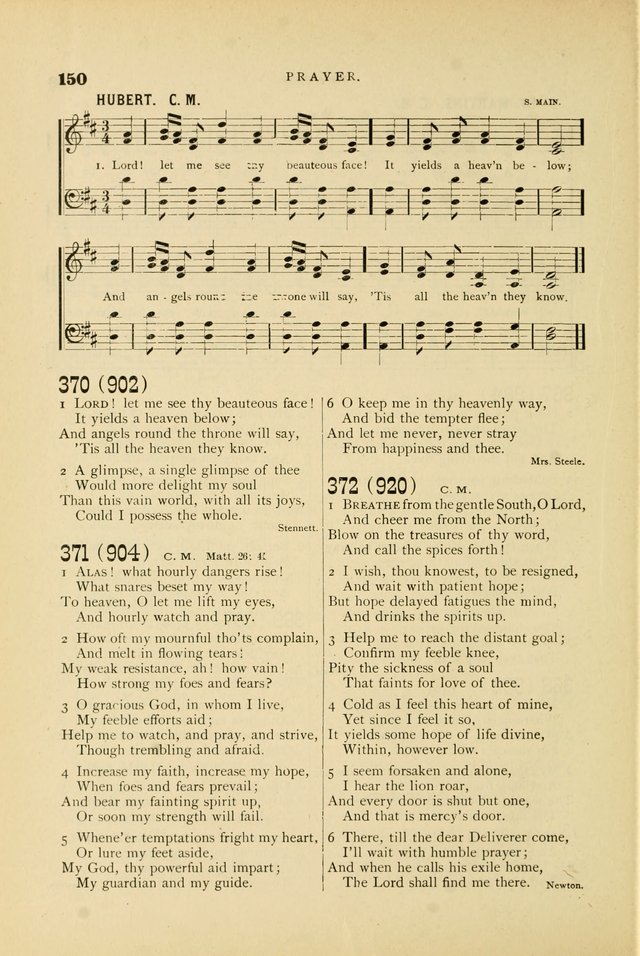 Hymn and Tune Book for Use in Old School or Primitive Baptist Churches page 150