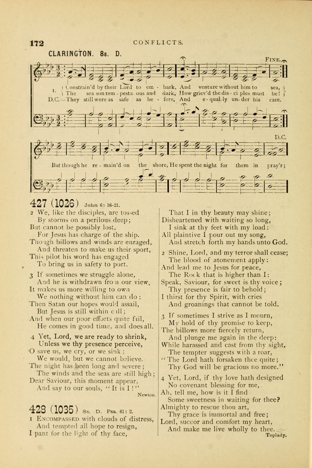 Hymn and Tune Book for Use in Old School or Primitive Baptist Churches page 172