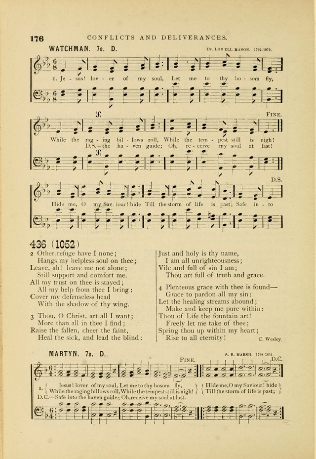 Hymn and Tune Book for Use in Old School or Primitive Baptist Churches page 176