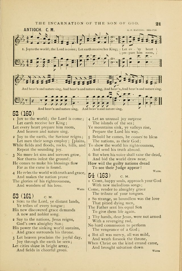 Hymn and Tune Book for Use in Old School or Primitive Baptist Churches page 21