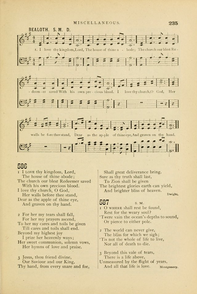 Hymn and Tune Book for Use in Old School or Primitive Baptist Churches page 235