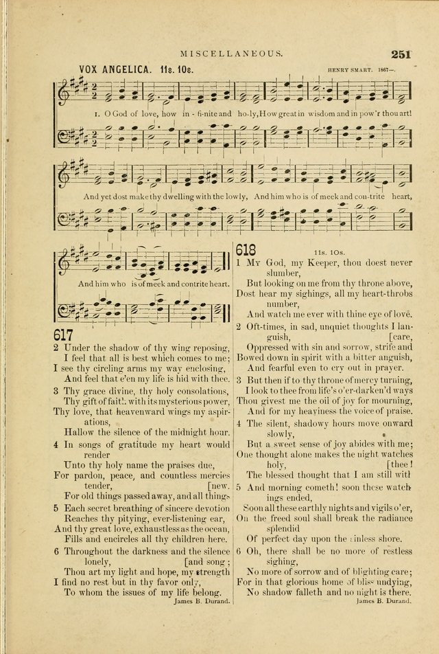 Hymn and Tune Book for Use in Old School or Primitive Baptist Churches page 251